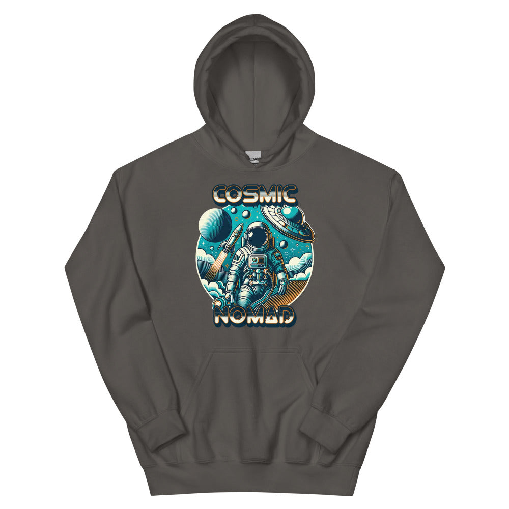 Cosmic Nomad Hoodie - Charcoal Color - https://ascensionemporium.net
